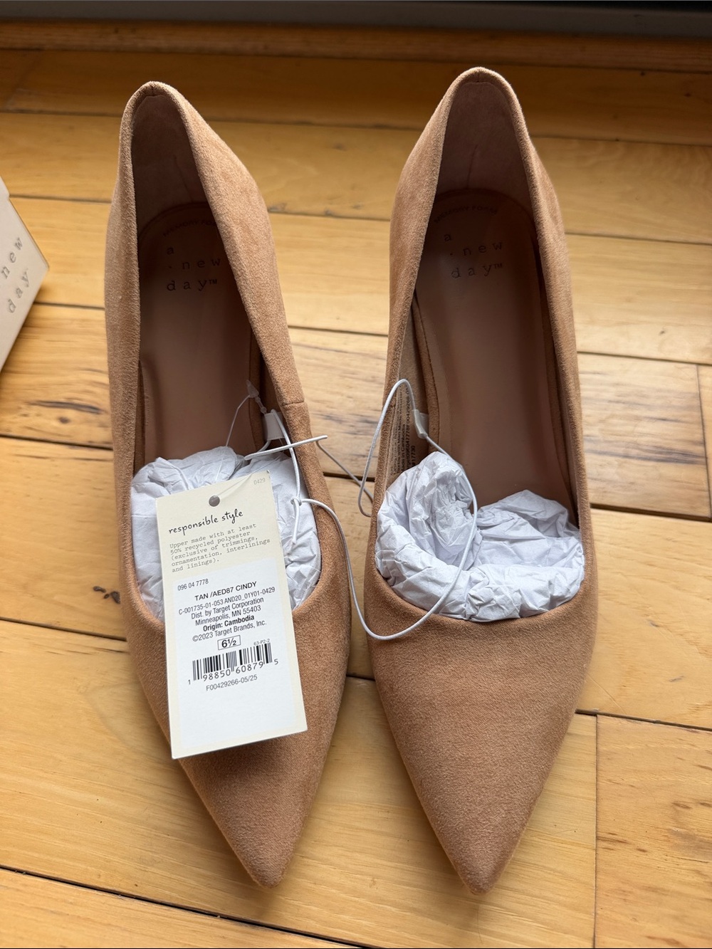 a new day Blush Tan Pointed-Toe Pumps